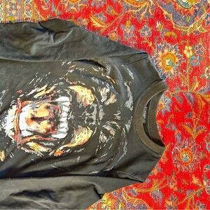 Black Sweatshirt with Rottwailer Graphic